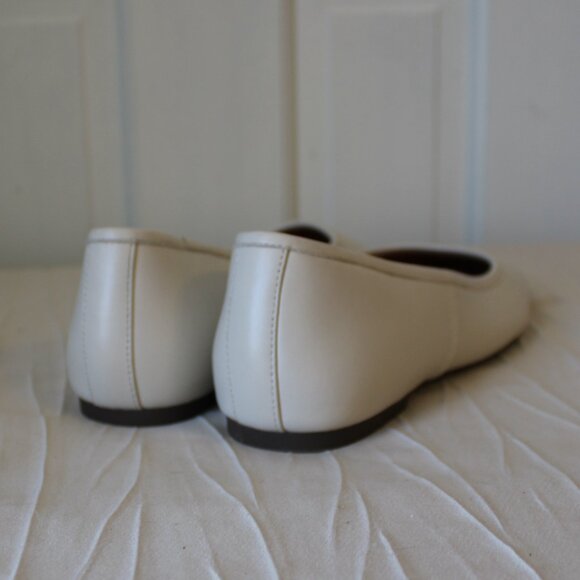 NEW Vionic Orinda Flats Ivory Leather sz 7.5 - Picture 5 of 12